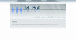 Desktop Screenshot of jeffhallsound.com